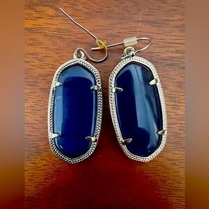 Kendra Scott Navy Small Earrings